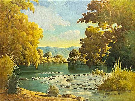 River Landscape by Robert Pohl - Auction record, sale price, and art valuation. Compare with similar artists and explore comparable artworks.