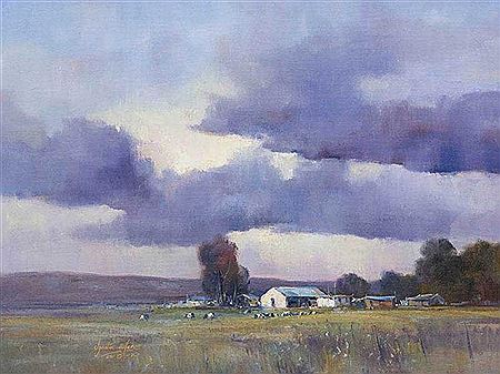 Farm Landscape with Highveld Storm