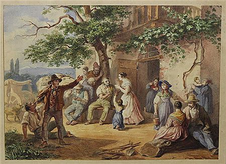 Fête à la ferme by Guido Gonin - Auction record, sale price, and art valuation. Compare with similar artists and explore comparable artworks.