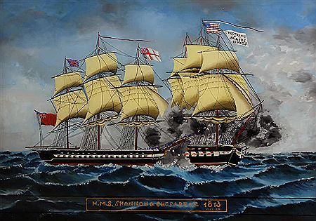 "H.M.S Shannon & Chesapeak 1813"