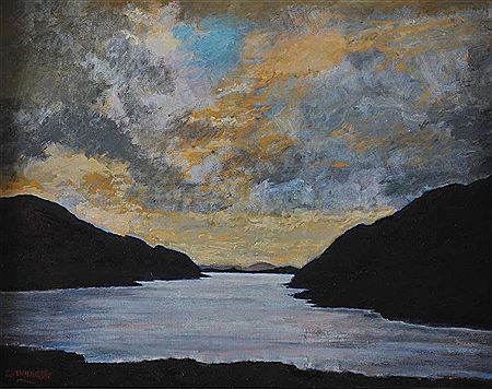 EVENING, KILLARY HARBOUR by Stanley Vennard - Auction record, sale price, and art valuation. Compare with similar artists and explore comparable artworks.