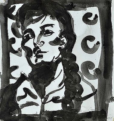 Portrait of Patricia Cleland Clarke: SELF PORTRAIT