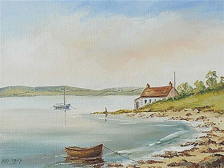 LAKESIDE COTTAGE by David Peters - Auction record, sale price, and art valuation. Compare with similar artists and explore comparable artworks.