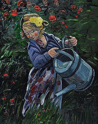 WATERING THE FLOWERS