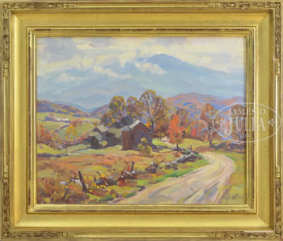 "A VIEW NEAR FLETCHER, VERMONT"