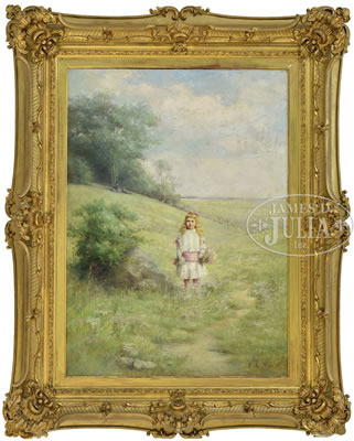 Sample artwork by Emma Levinia Swan (1853 - 1927), known for floral still life and portrait painting - View similar artists and auction records