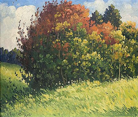 Spätsommerliche Landschaft by Jean Joseph Seraphin Renggli II - Auction record, sale price, and art valuation. Compare with similar artists and explore comparable artworks.