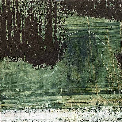 Brancacci - grünes Fresko (aus der Reihe der Brancacci-Bilder). 1995