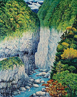 Taroko Gorge Scenic 1989