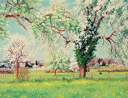 Le Printemps á Houjarray by Andre Vignoles - Auction record, sale price, and art valuation. Compare with similar artists and explore comparable artworks.