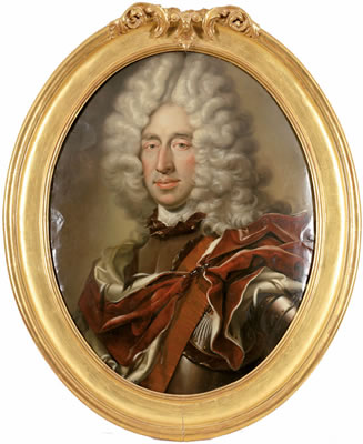 Johann Wilhelm, Herzog von Sachsen Eisenach (1666-1729) und seine dritte Gemahlin Magdalene Sybille, Herzogin von Sachsen Eisenach (1673-1726) (2)