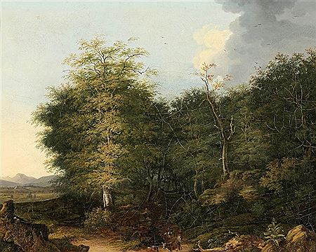 Landschaft mit einem Hirten