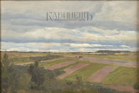 In the field