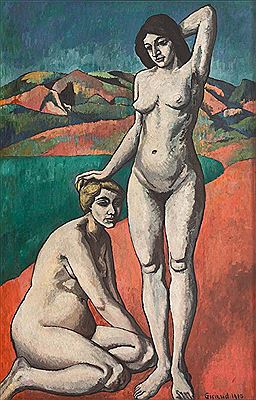 Les Baigneuses. 1910