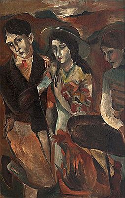 Sample artwork by Helmut Kolle (1899 - 1931), known for abstract portrait, figure and genre painting - View similar artists and auction records