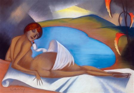 "Art Deco Leda, 1930s"