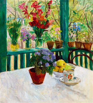 "On the Sunlit Verandah, 1907"
