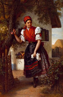 "Rose (Waiting for Love, The Gate is Open), 1883" by Mor Than - Auction record, sale price, and art valuation. Compare with similar artists and explore comparable artworks.