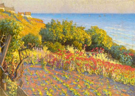 View over the sea, c.1900