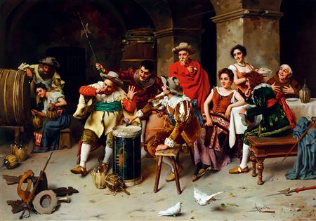 Sample artwork by Giuseppe Galli (1866 - 1953), known for painting - View similar artists and auction records