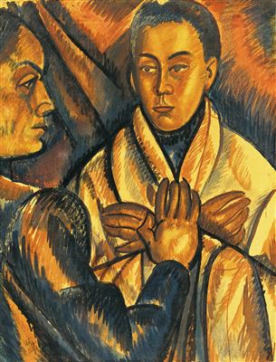 The artist and his wife, 1919 by Bela Uitz - Auction record, sale price, and art valuation. Compare with similar artists and explore comparable artworks.