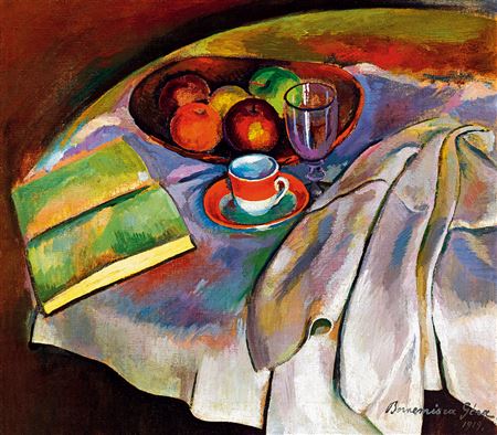 Still life with red cup, 1919 by Geza Bornemisza - Auction record, sale price, and art valuation. Compare with similar artists and explore comparable artworks.