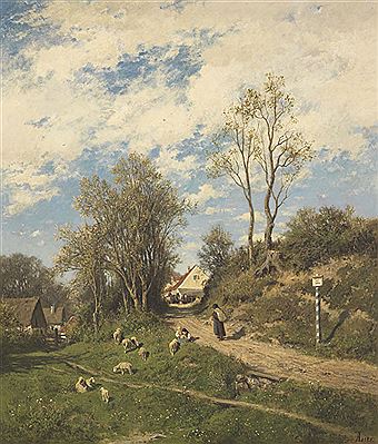 Frühlingsmorgen. Ca. 1873 by Adolf Heinrich Lier - Auction record, sale price, and art valuation. Compare with similar artists and explore comparable artworks.