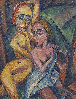 Überredung, 1919 by Dorothea Maetzel-Johannsen - Auction record, sale price, and art valuation. Compare with similar artists and explore comparable artworks.