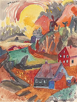 Dörfliche Landschaft, 1921