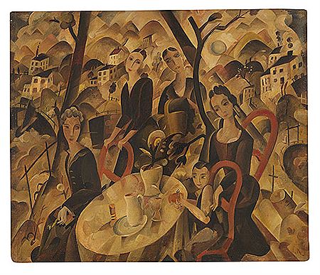 Tee im Garten, Ca. 1910/20 by Joseph Kolschbach - Auction record, sale price, and art valuation. Compare with similar artists and explore comparable artworks.