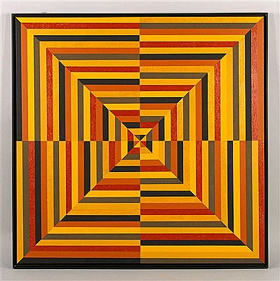 Geometric abstract composition