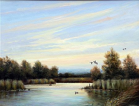 “End of the Day, near Hickling, Norfolk”
