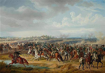 Sample artwork by Albrecht Adam (1786 - 1862), known for battle scenes and horses painting - View similar artists and auction records