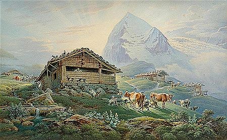 Sample artwork by Matthias Gabriel Lory (1784 - 1846), known for painting - View similar artists and auction records