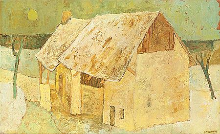 Le moulin en hiver. 1967