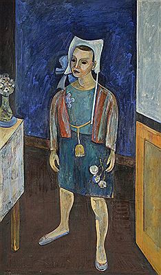 Enfant en bonnet ou le portrait de Tamara