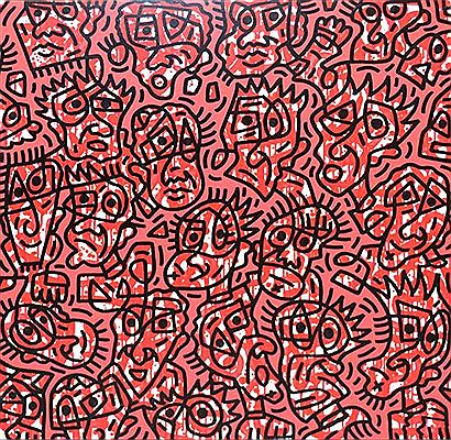 Facial Forms (Red) 2015