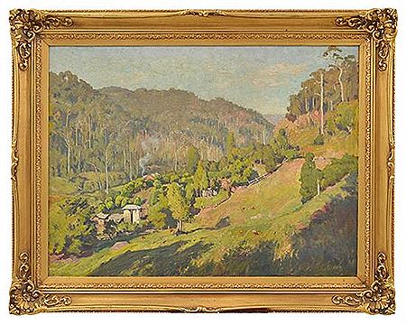 Sunny Afternoon - Yarramalong Valley by John Salvana - Auction record, sale price, and art valuation. Compare with similar artists and explore comparable artworks.