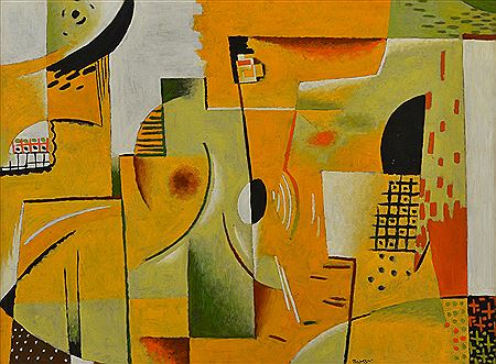 Geometric Composition (Yellow) by Percy Edward Watson - Auction record, sale price, and art valuation. Compare with similar artists and explore comparable artworks.