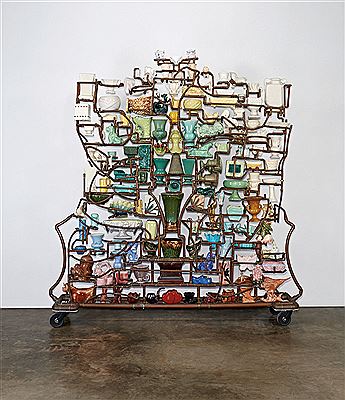 Sample artwork by Joel Otterson (Born 1959), known for baroque appearing mixed media sculpture - View similar artists and auction records