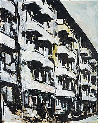Sample artwork by Roger Herman (Born 1947), known for expressionist, conceptual painting and ceramics - View similar artists and auction records