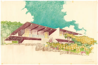 Architectural Rendering of the Linn Residence