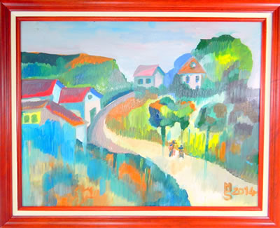 Uphill Street by Michael Steinpichler - Auction record, sale price, and art valuation. Compare with similar artists and explore comparable artworks.