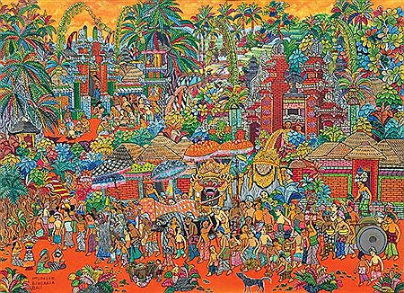 Prosesi Melasti by I Wayan Pageh - Auction record, sale price, and art valuation. Compare with similar artists and explore comparable artworks.