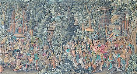 Sample artwork by I Ketut Tungeh (Born 1915), known for painting - View similar artists and auction records