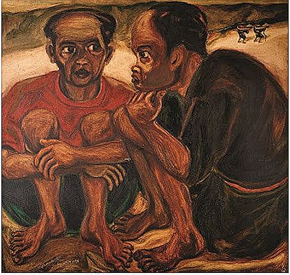 Sample artwork by Djoko Pekek (Born 1938), known for figure paintings and sculpture of indonesian culture - View similar artists and auction records