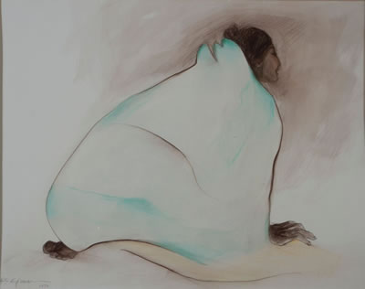'Kneeling Lady' 1976