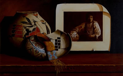 'Isleta Pottery Painter