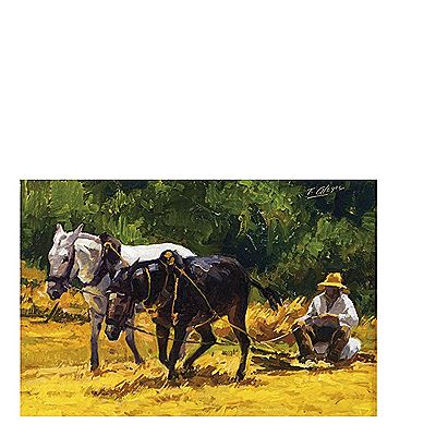 La trilla. by Fermin Alegre Monferrer - Auction record, sale price, and art valuation. Compare with similar artists and explore comparable artworks.