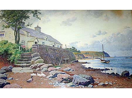 A PEACEFUL INLET, PROBABLY AT ANGLESEY